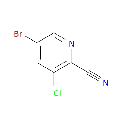 5-bromo-3-chloropyridine-2-carbonitrile