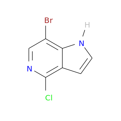 4-氯-7-溴-5-氮杂吲哚