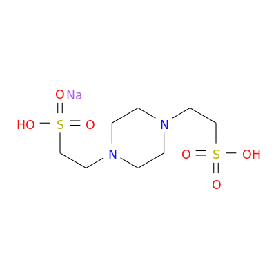 Piperazine-N,N'-bis-(2-ethanesulphonic acid) monosodium salt