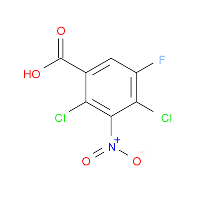 2,4-二氯-3-硝基-5-氟苯甲酸