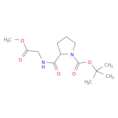 1-Boc-2-(2-甲氧基-2-氧代乙基氨基甲酰基)吡咯烷
