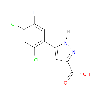 5-(2,4-二氯-5-氟苯基)-1H-吡唑-3-羧酸