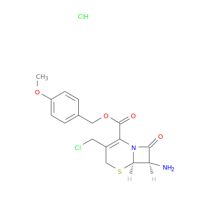 7-氨基-3-氯甲基-3-头孢唑啉-4-羧酸对甲氧苄盐酸盐
