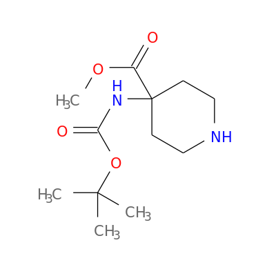 4-(Boc-氨基)哌啶-4-甲酸甲酯