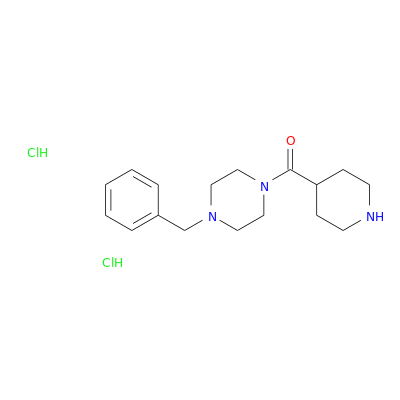 (4-苄基哌嗪-1-基)哌啶-4-甲酮双盐酸盐