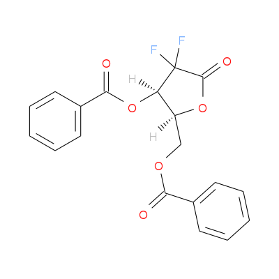 2-Deoxy-2,2-difluoro-D-erythro-pentonic acid γ-Lactone 3,5-dibenzoate