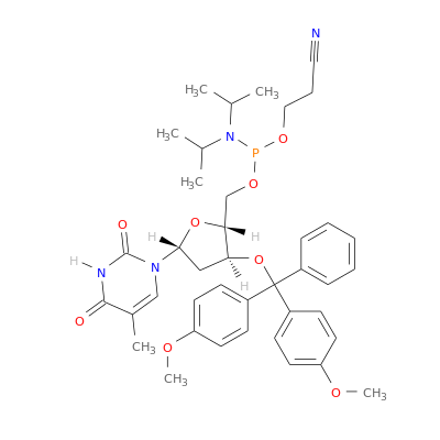 5'-O-[(二异丙基氨基)-(2-氰基乙氧基)氧磷基]-3'-O-(4,4'-二甲氧基三苯甲基)胸苷