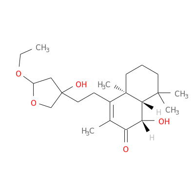 15,16-Epoxy-15-ethoxy-6β,13-dihydroxylabd-8-en-7-one