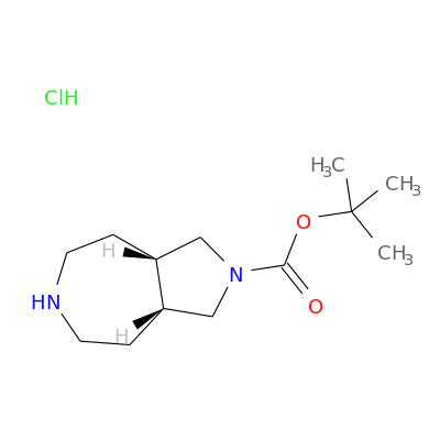 顺式-2-Boc-八氢-吡咯并[3,4-D]氮杂庚烷盐酸盐
