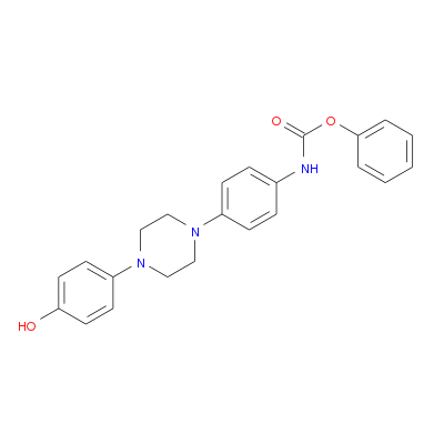 苯基 (4-(4-(4-羟基苯基)哌嗪-1-基)苯基)氨基甲酸酯