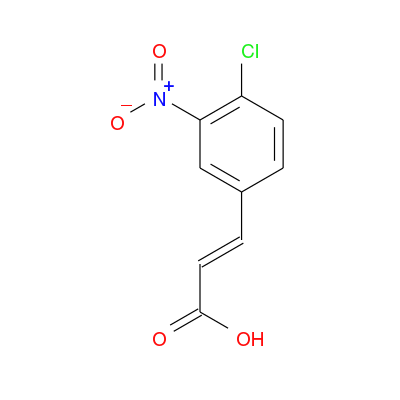 4-氯-3-硝基肉桂酸