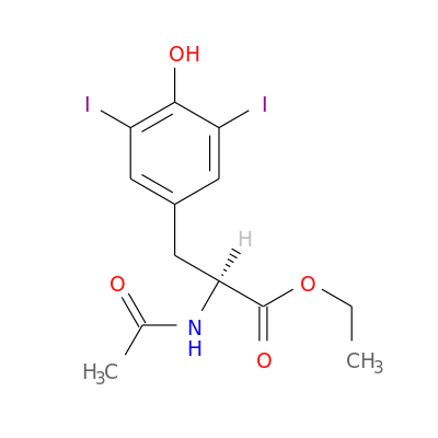 N-Acetyl-3,5-diiodo-L-tyrosine ethyl ester