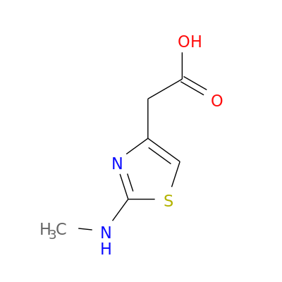 2-(methylaminothiazol-4-yl)acetic acid