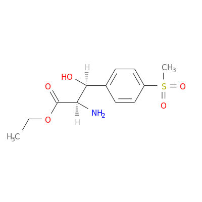 (2R,3S)-Ethyl 2-amino-3-hydroxy-3-(4-(methylsulfonyl)phenyl)propanoate