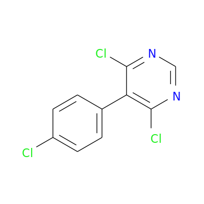 4,6-dichloro-5-(4-chlorophenyl)-pyriMidine