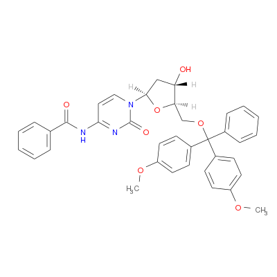 N4-苯甲酰基-5'-O-(4,4'-二甲氧基三苯基)-2'-脱氧胞苷