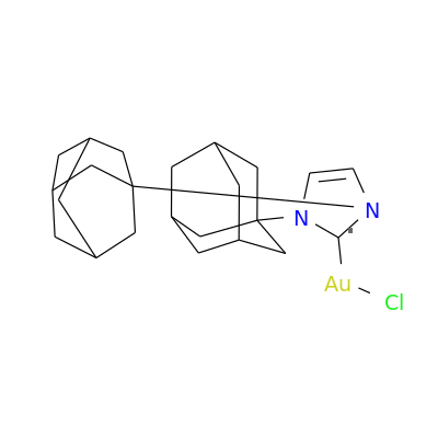 氯[1,3-双（金刚烷基）2H-咪唑-2-亚基]金（I），98％