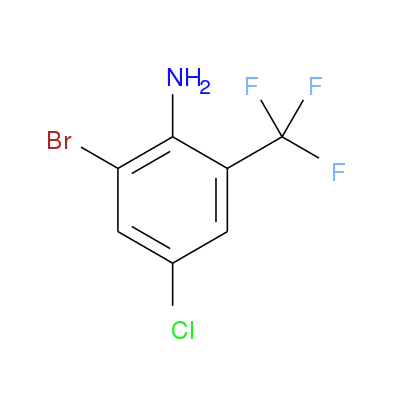 2-溴-4-氯-6-三氟甲基苯胺
