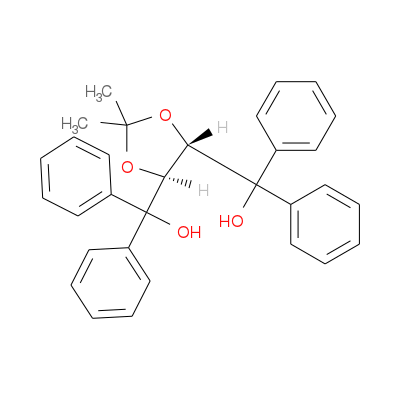 (+)-4,5-双[羟基(二苯基)甲基]-2,2-二甲基-1,3-二氧戊环